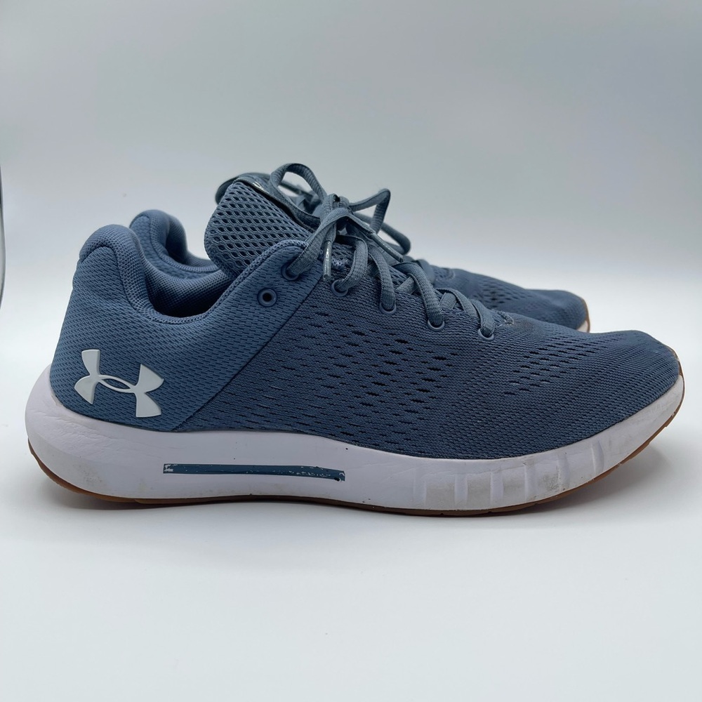 UNDER ARMOUR Micro G Pursuit Women Sz 10 Blue Athletic Shoes 3000101-401 - Picture 1 of 8